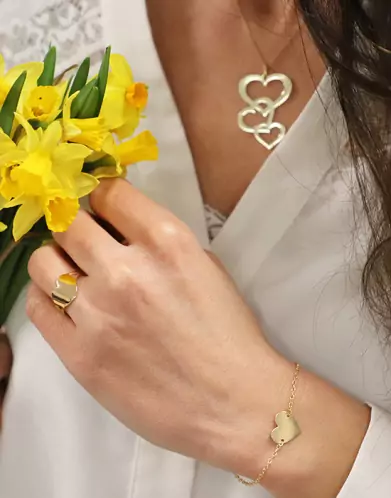 Bague Coeur en Or 9K/18K