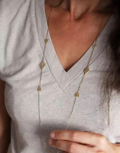 Sautoir Motif Filigrane Or jaune