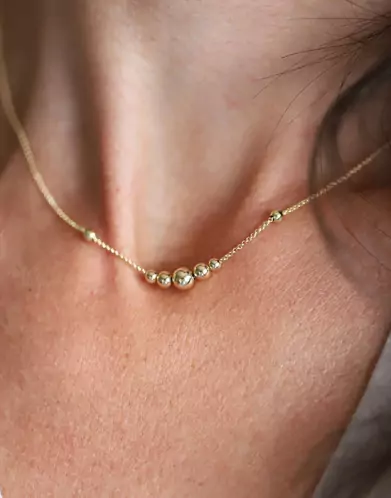 Collier Boulier modèle 2 Or jaune 18K