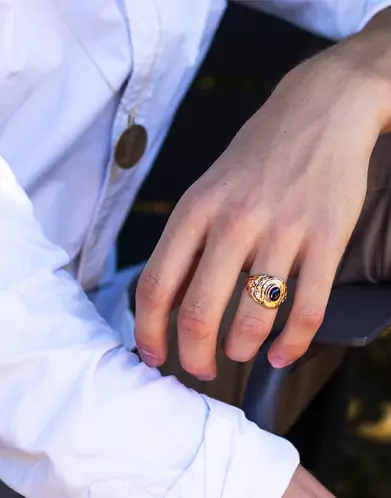 Bague Américaine Saphir