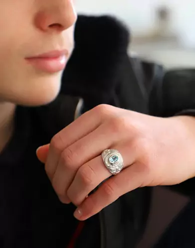 Bague Américaine Topaze