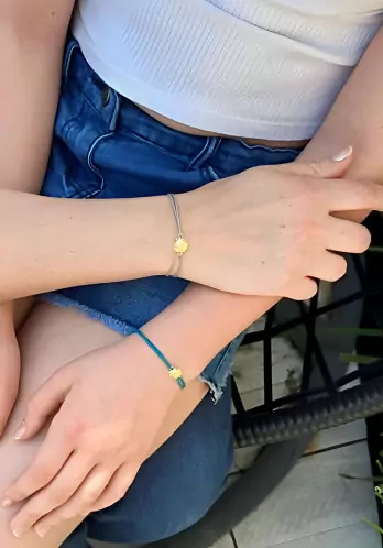 Duo Bracelets Cordons Coquillage Maman Enfant