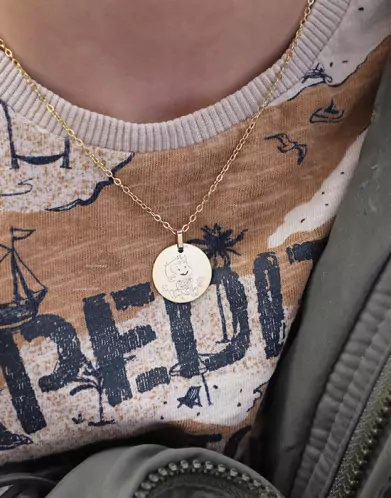 Médaille Garçon Rêveur en or - La Fée Galipette