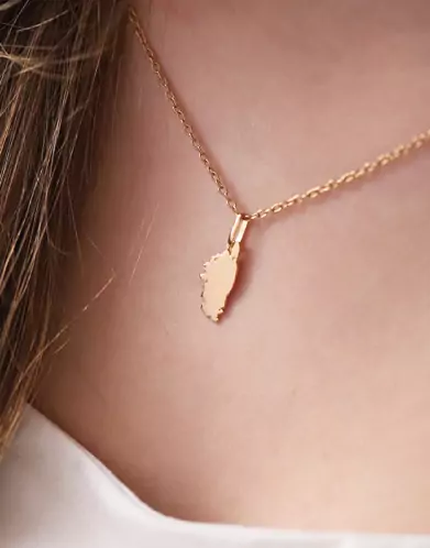 Pendentif Corse en Or Personnalisable