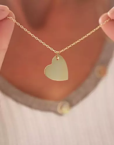 Pendentif Coeur Penché