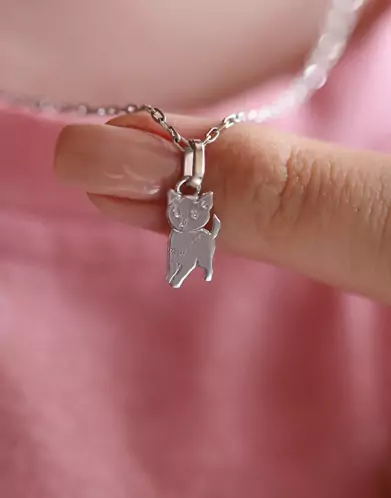 Pendentif Petit Chat en Or