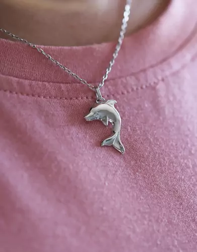 Pendentif Dauphin Mignon en Or
