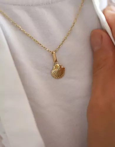 Pendentif Coquillage en Or