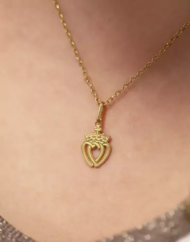 Pendentif en Or Cœur Vendéen – Petit Modèle