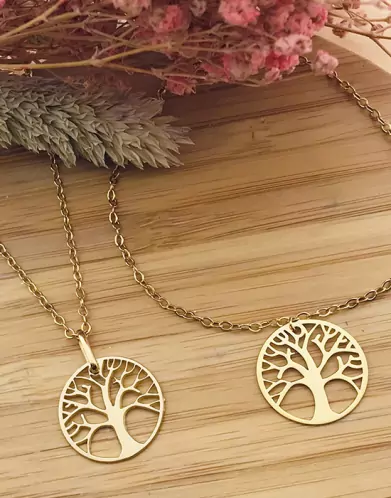 Bracelet Breloque Arbre de vie Or