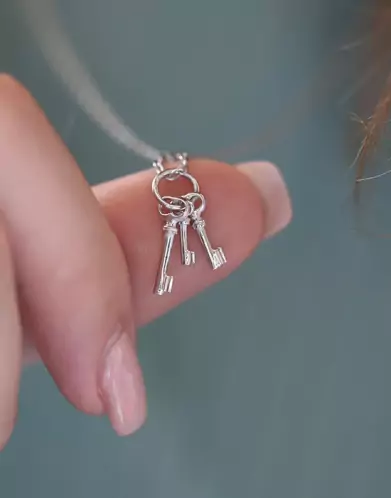 Pendentif Trousseau Clés en Or