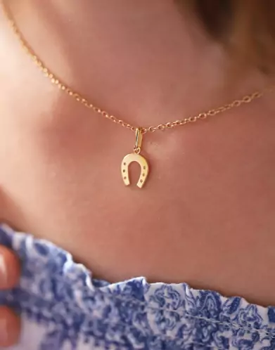 Pendentif Fer à Cheval en Or