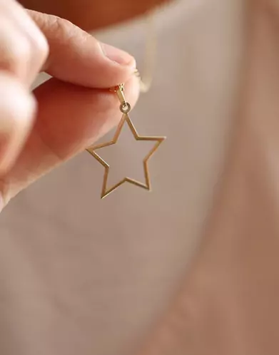 Pendentif Etoile Ajourée - Grand Modèle