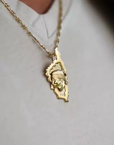 Pendentif Corse et Tête de Maure