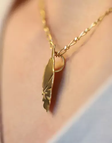 Pendentif Corse Ajaccio Étoilé en Or
