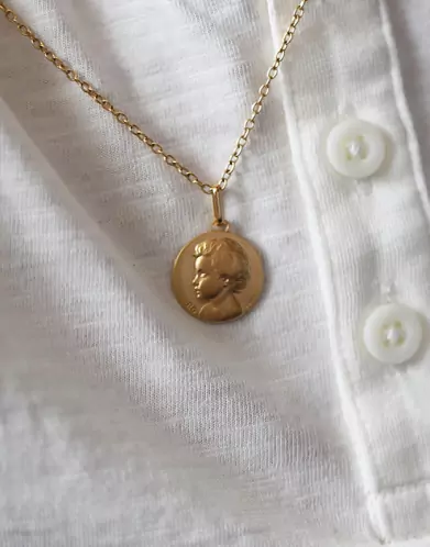 Médaille Ange de profil
