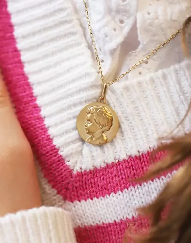 Médaille Enfant Chérubin Grand Modèle