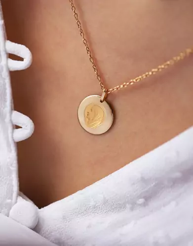 Médaille Ronde Vierge Marie