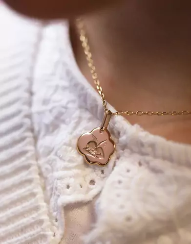 Médaille nuage Ange qui dort
