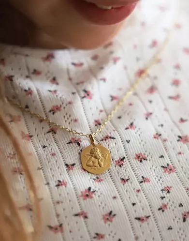 Médaille Hexagonale Ange