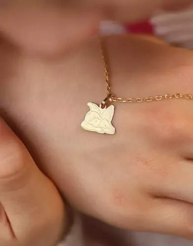 Petit pendentif Ange qui dort
