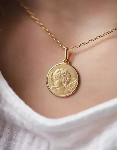 Médaille de baptême Ange Chérubin