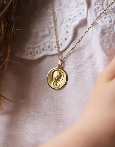 Médaille Sainte Vierge de profil
