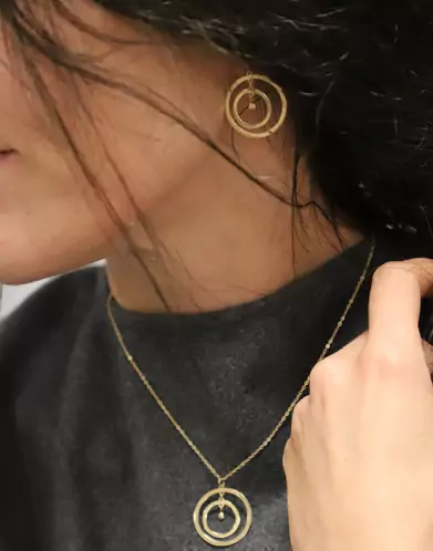 Collier LEA double rond en Or