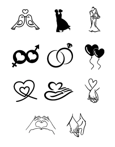 Bague Coeur Pré Illustrée Mains Entrelacées