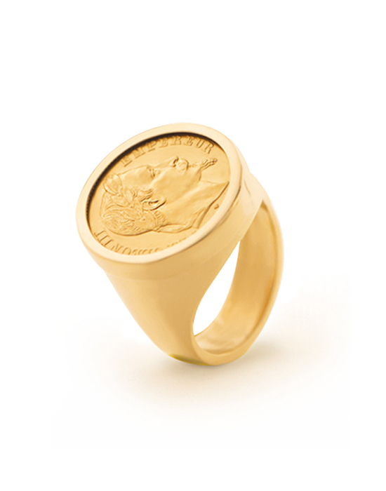 Bague Porte Pi ce Napol on 20 Francs Or Jaune Mon Bijou Fran ais