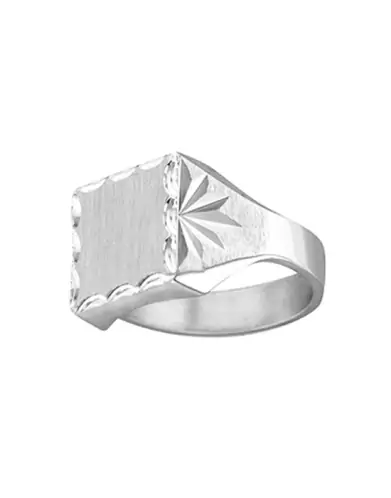 Chevalière Christophe Argent Massif