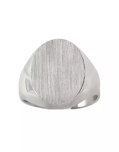 Chevalière Orion Argent Massif Brossée