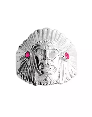 Bague Indien Argent Massif