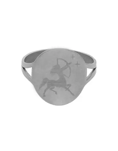 Bague Ronde Pré Illustrée Zodiaque Emblème