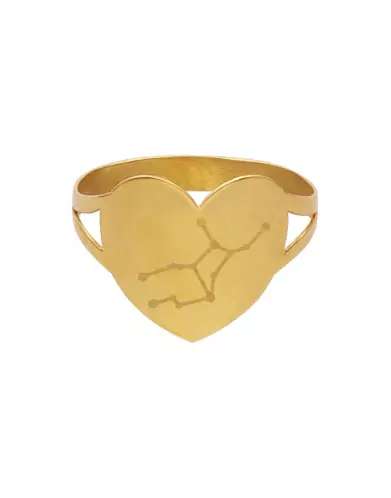 Bague Coeur Pré Illustrée Zodiaque Constellation