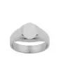 Chevalière Ovale Ophélie en Or Massif Brossé Personnalisable