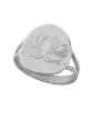 Bague Ronde Fleur de Lotus en Or