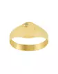Chevalière Ophélie en Or 18K Poli et Diamant Personnalisable