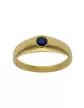 Bague Jonc Saphir Or 9K/18K