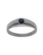 Bague Jonc Saphir Or 9K/18K