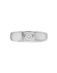Bague Jonc en Or Massif avec Oxyde de Zirconium Taille M Personnalisable