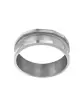 Bague Moderne Marc Massive Bicolore Anneau Or Blanc