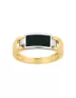 Bague Onyx Maxime Moderne Bicolore