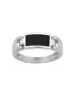 Bague Onyx Maxime Moderne Bicolore