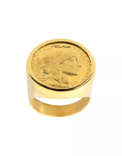 Bague Porte Pièce Marianne 20 Francs