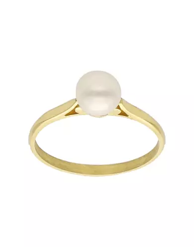 Bague Légère Perle en Or 18K