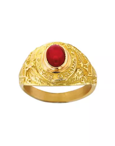 Bague Américaine Rhodolite