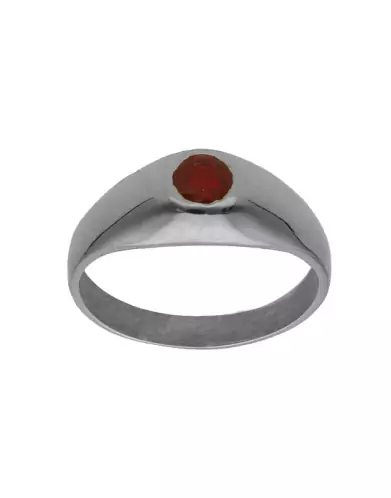 Bague Jonc Rubis Or