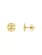 Boucles d'Oreilles Puce motif rond Filigrane