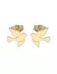Boucles d'Oreilles Puce Colombe en Or